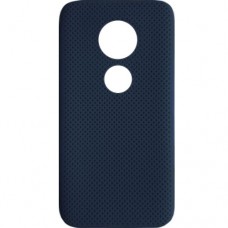 Capa para Motorola Moto Z4 Play - Emborrachada Padrão Azul Marinho